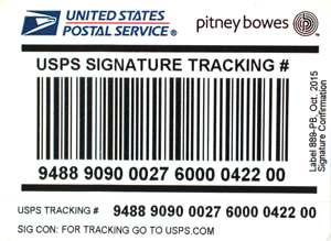 USPS Tracking Label/500