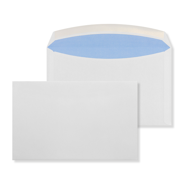 Pitney Bowes<sup>MD</sup> 6 po x 9.5 po Enveloppes brochure blanches gommées avec teinte, 24 # -500 par boîte