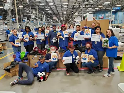 Employees with reading.