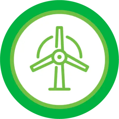 Alternative and renewable energy logo