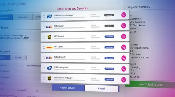 PitneyShip dashboard