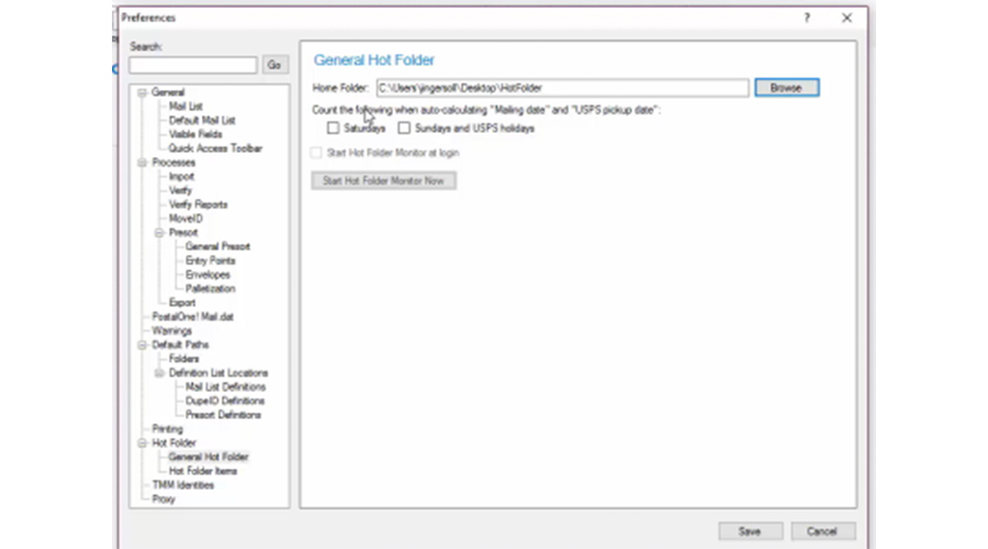 screenshot of shipping label creation view