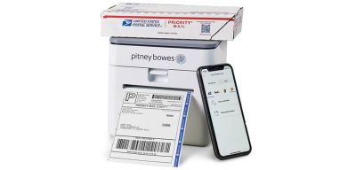 PitneyShip Cube Shipping Label Printer I Pitney Bowes