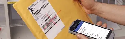 code-barres scanné sur l'emballage